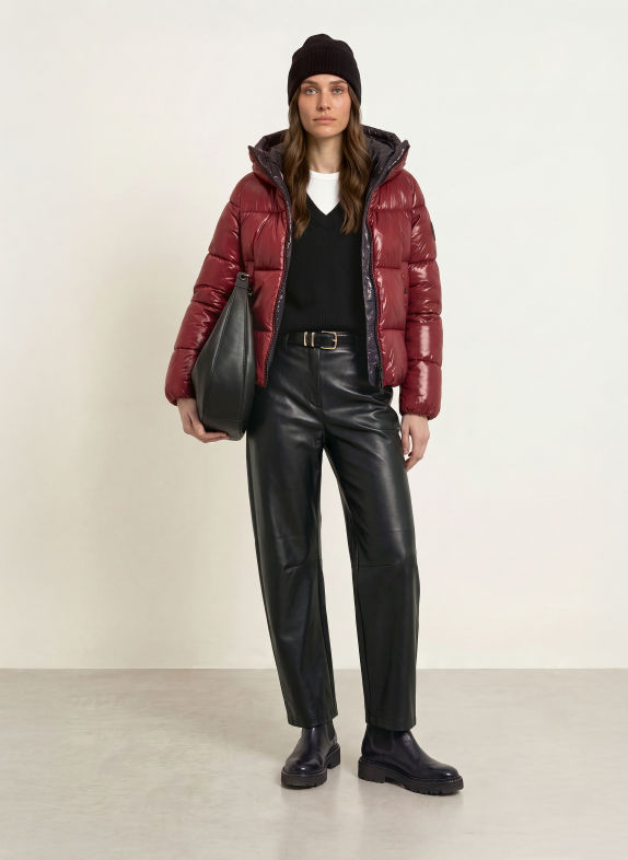 SAVE THE DUCK Steppjacke BIDDY DUNKELROT
