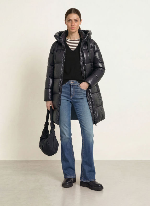 SAVE THE DUCK ISABEL quilted coat BLACK