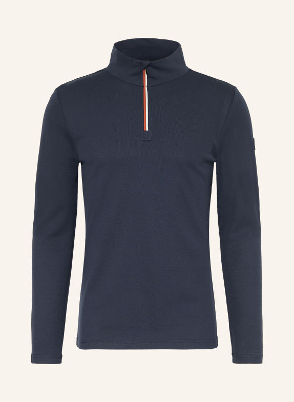 WE NORWEGIANS Midlayer MOORE met merinowol DONKERBLAUW / WIT