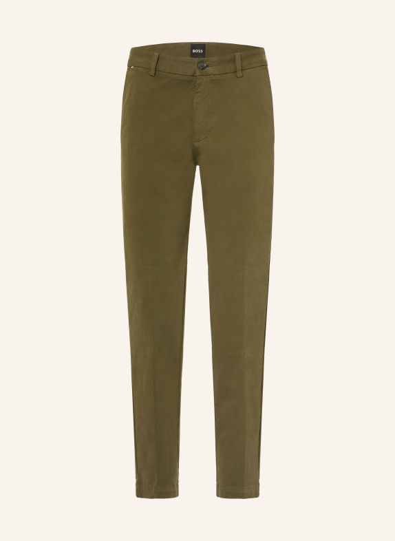 BOSS Pantalon chino KAITON coupe slim OLIVE