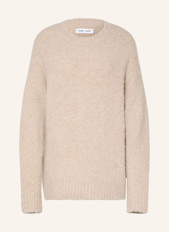 SAMSØE  SAMSØE Trui SAJEANNE met alpaca BEIGE