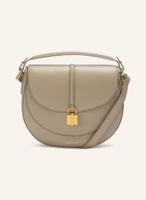 DEMELLIER Axelväska THE SIENA BEIGE / GULD