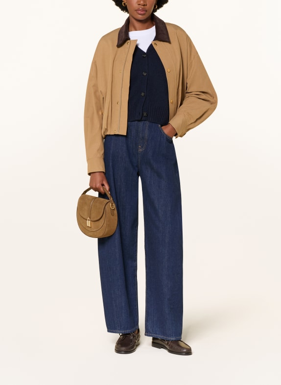 DEMELLIER Schoudertas THE SIENA BEIGE / GOUD