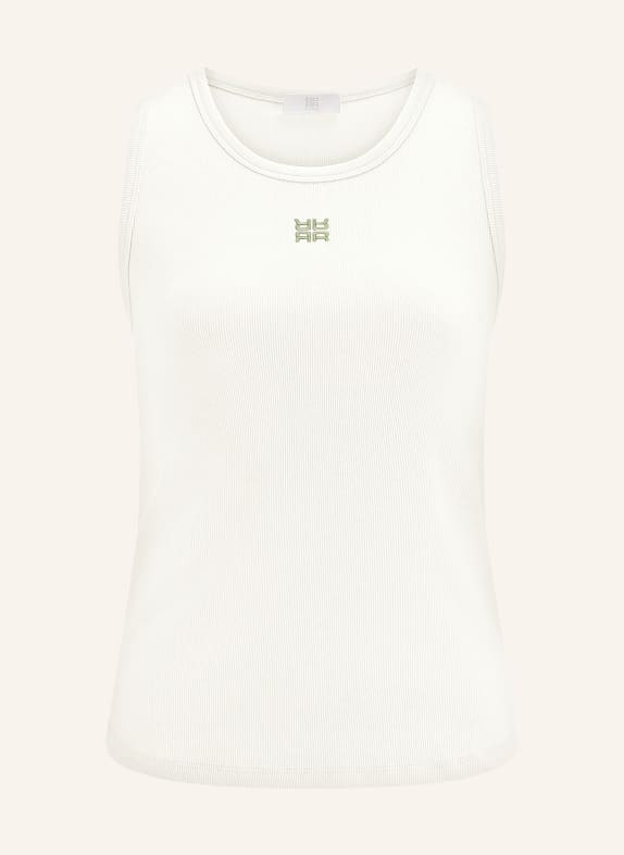 RIANI Top WHITE / LIGHT GREEN