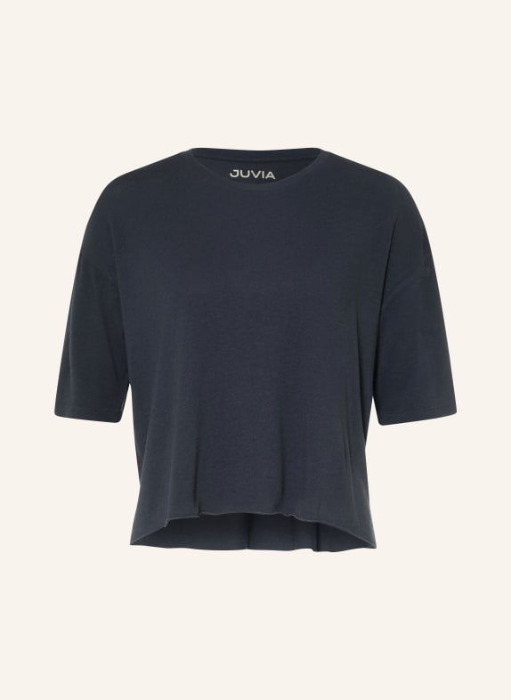 Juvia T-shirt FLORINA à manches 3/4 BLEU FONCÉ