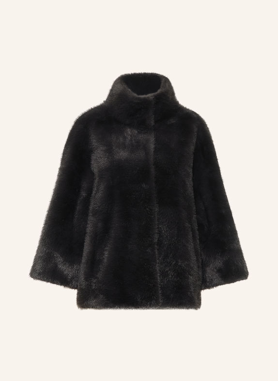 Juvia Faux fur jacket FEDORA DARK GRAY