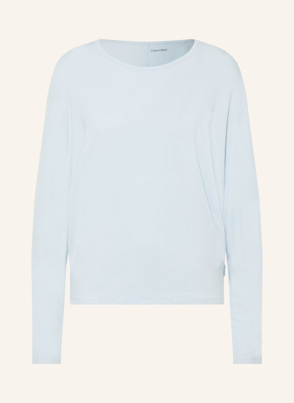 Calvin Klein ULTRA SOFT MODAL lounge shirt LIGHT BLUE