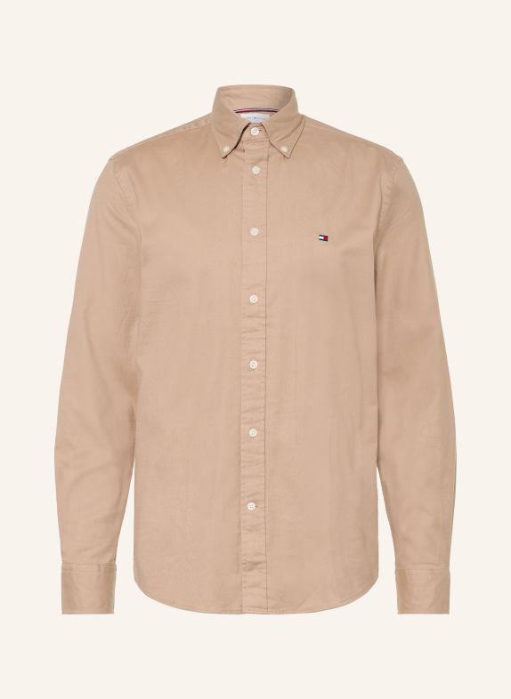TOMMY HILFIGER Chemise en flanelle coupe classique BEIGE
