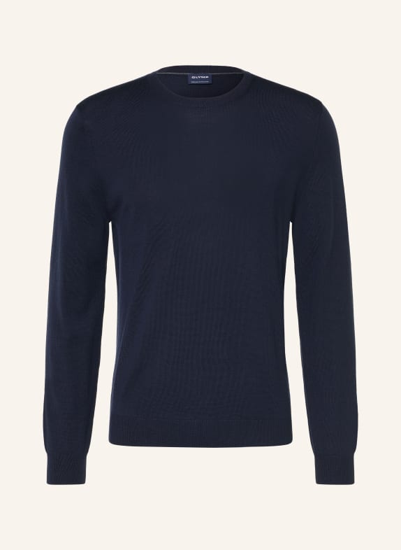 OLYMP Pullover aus Merinowolle DUNKELBLAU