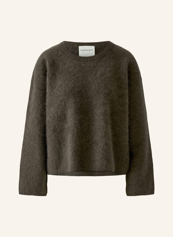 oui Cashmere sweater DARK BROWN