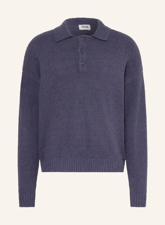 DRYKORN Bouclé sweater BEKKET BLUE