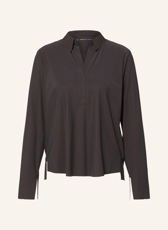 RAFFAELLO ROSSI MARLIE blouse shirt DARK BROWN