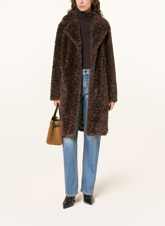 HERNO Teddy jacket BROWN