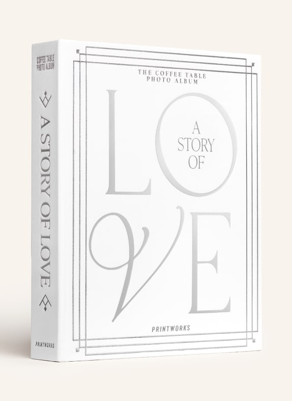 PRINTWORKS Fotoalbum A STORY OF LOVE WIT / ZILVER