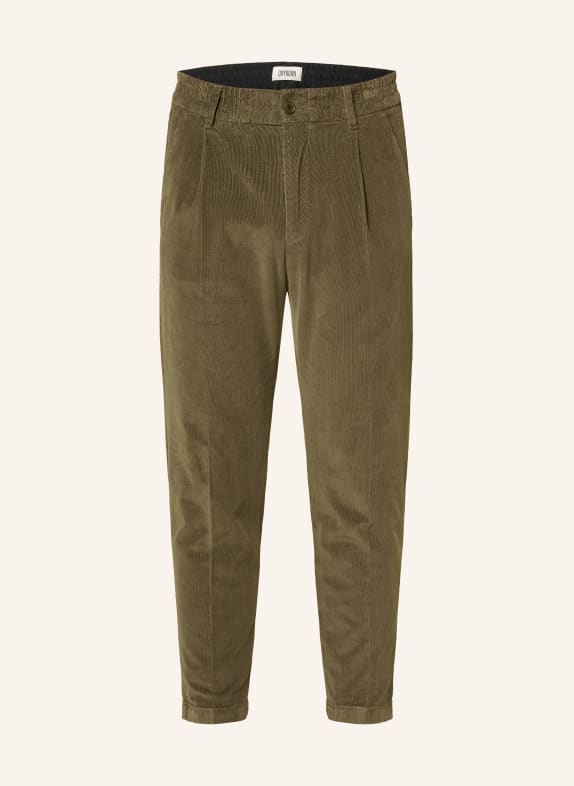 DRYKORN Anzughose CHASY Slim Fit aus Cord 2307 grün