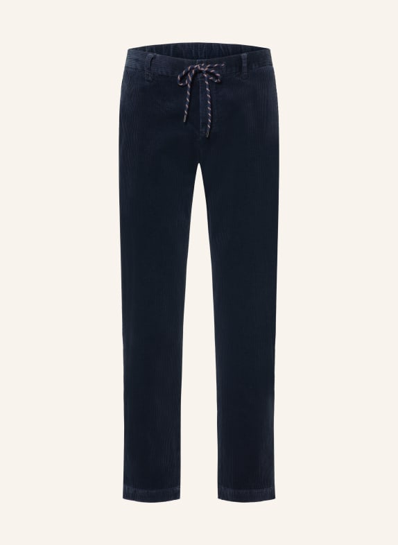 ALBERTO Cordhose JUMP im Jogging-Stil Slim Fit DUNKELBLAU