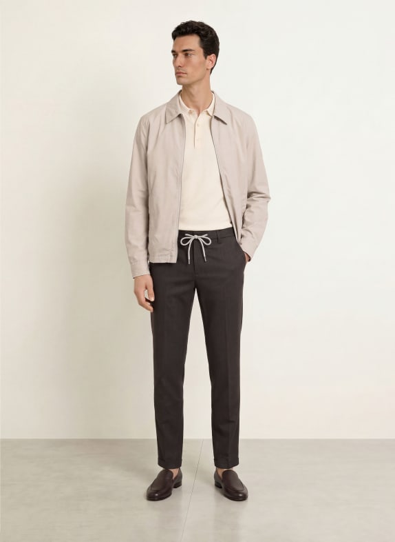 ALBERTO Chino JUMP in joggingstijl Slim Fit MARRON FONCÉ