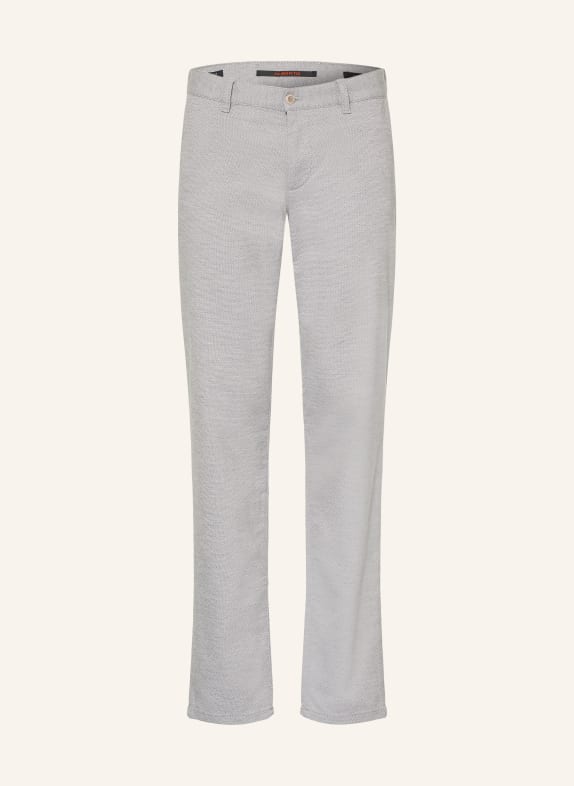 ALBERTO Pantalon chino LOU-NEW WOOL LOOK coupe classique GRIS CLAIR / GRIS