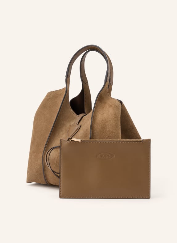 TOD'S Shopper MINI BEIGE