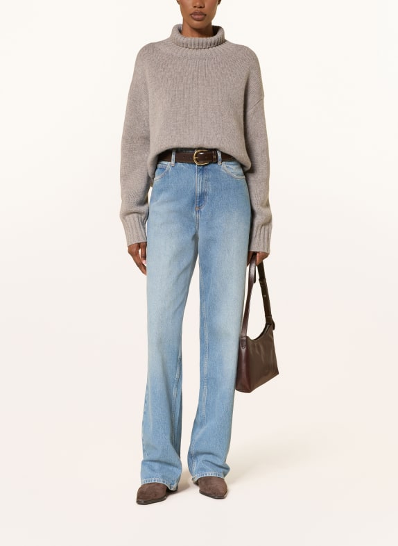 FTC CASHMERE Kasjmier trui TAUPE