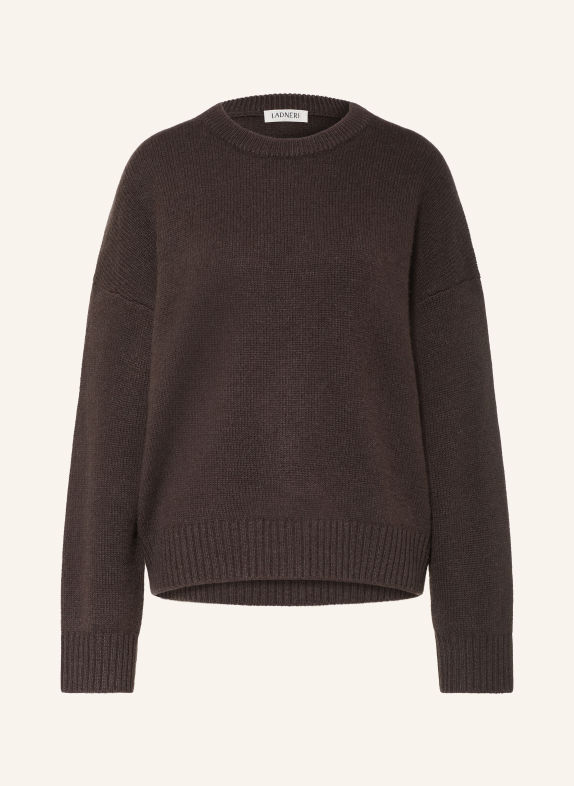 LADNERI Cashmere-Pullover SLUSH DUNKELBRAUN
