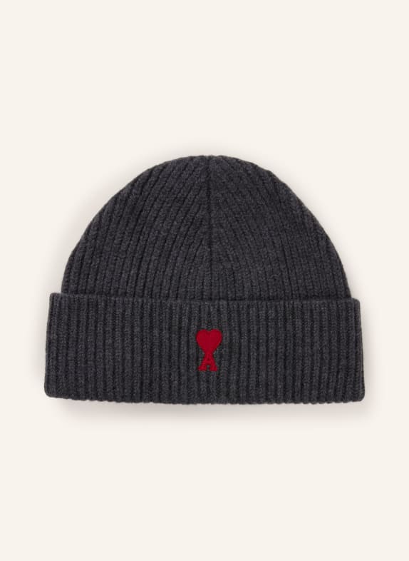 AMI PARIS Beanie DARK GRAY