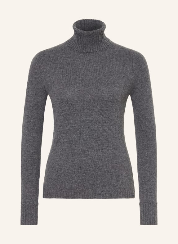 FTC CASHMERE Pull à col roulé en cachemire GRIS