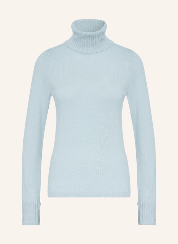 FTC CASHMERE Pull à col roulé en cachemire BLEU CLAIR