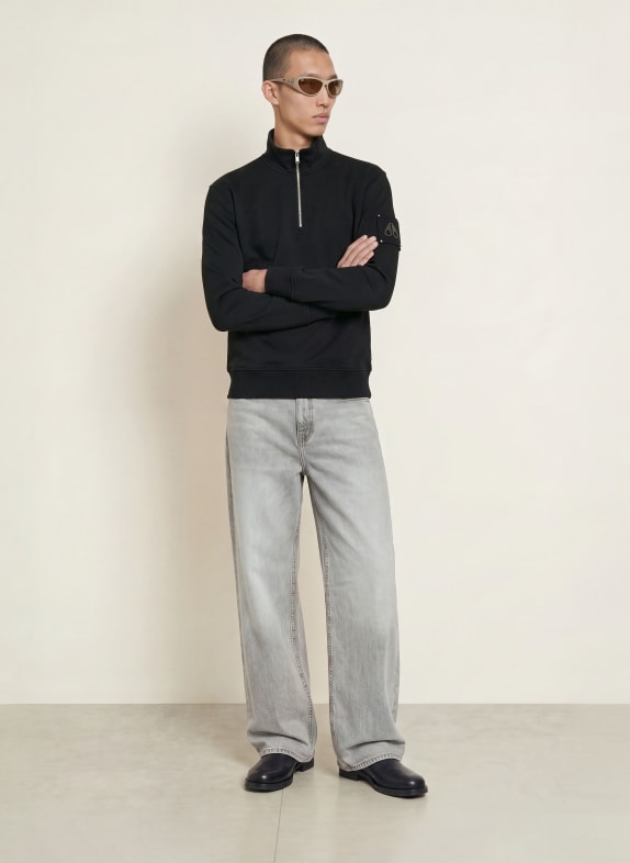 MOOSE KNUCKLES Sweatshirt HARTSFIELD ZWART