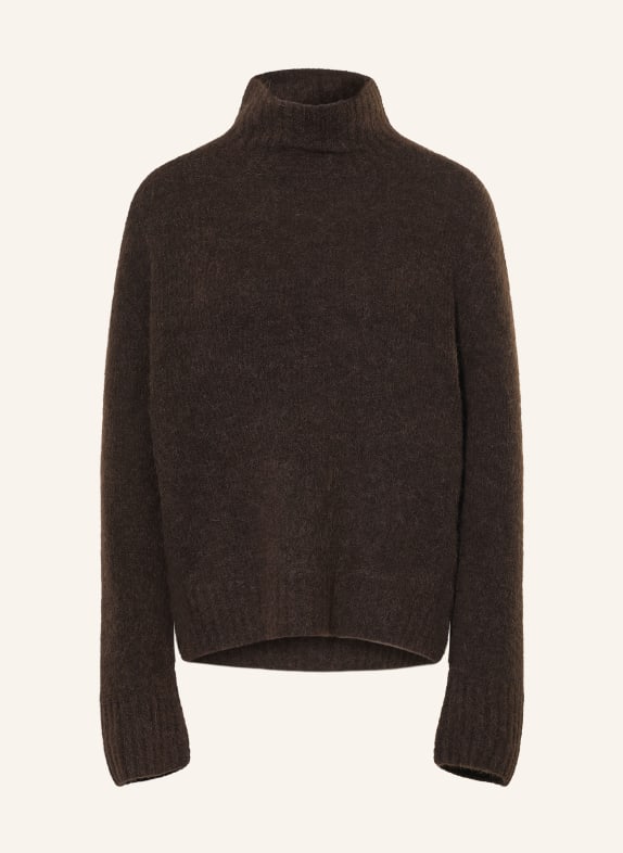 MOS MOSH Pullover MMERIM THORA mit Alpaka DUNKELGRAU