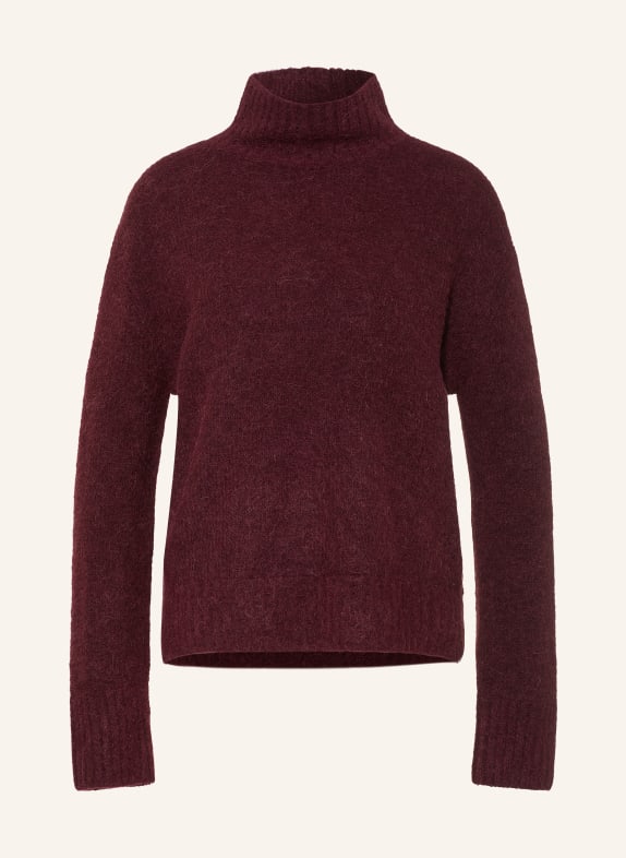 MOS MOSH Pullover MMERIM THORA mit Alpaka DUNKELROT