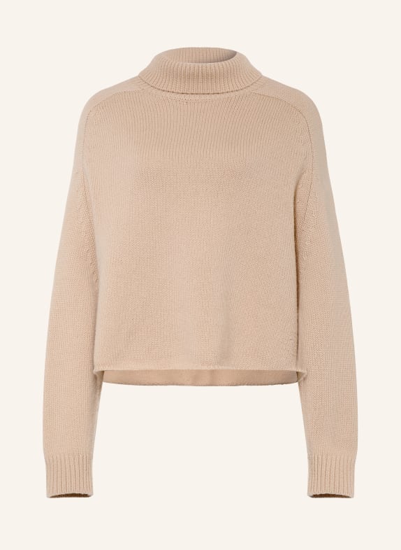 Juvia Pull à col roulé RIKE BEIGE