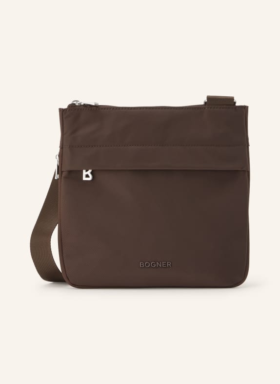 BOGNER shoulder bag BROWN / SILVER