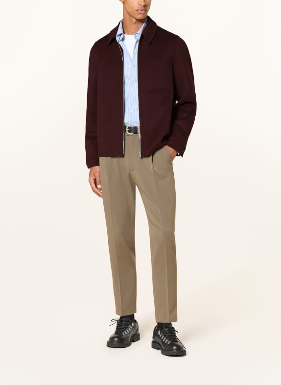 DRYKORN Overjacket JERSON DONKERROOD