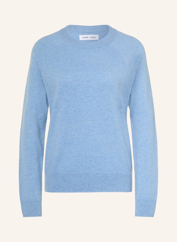SAMSØE  SAMSØE Cashmere sweater BOSTON LIGHT BLUE