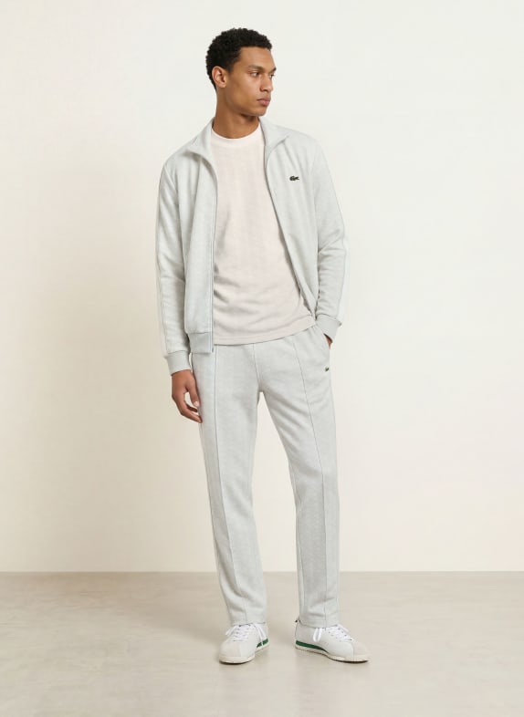 LACOSTE T-shirt WIT / LICHTGRIJS