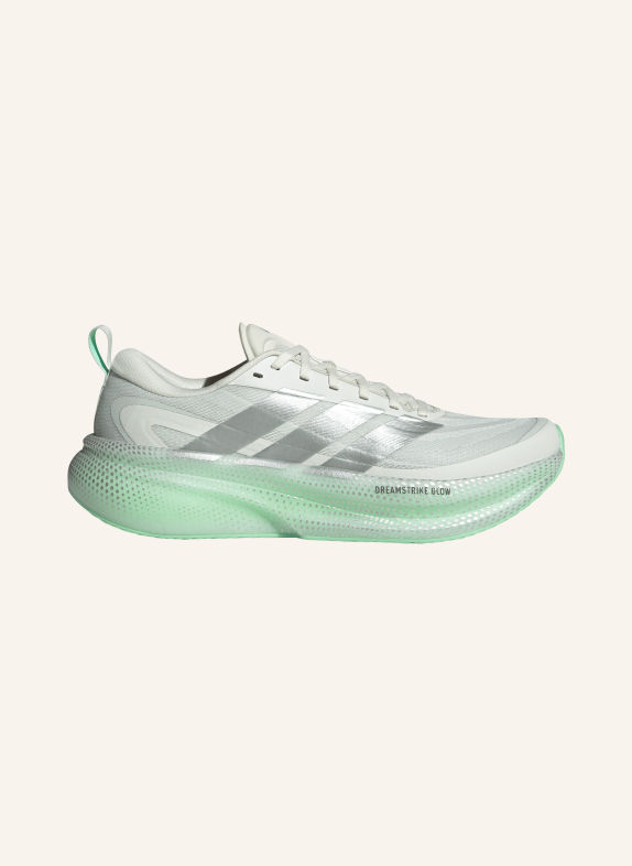 adidas Buty do biegania SUPERNOVA GLIDE BIAŁY / JASNOZIELONY