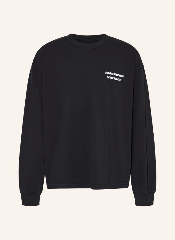 American Vintage Long sleeve shirt BLACK