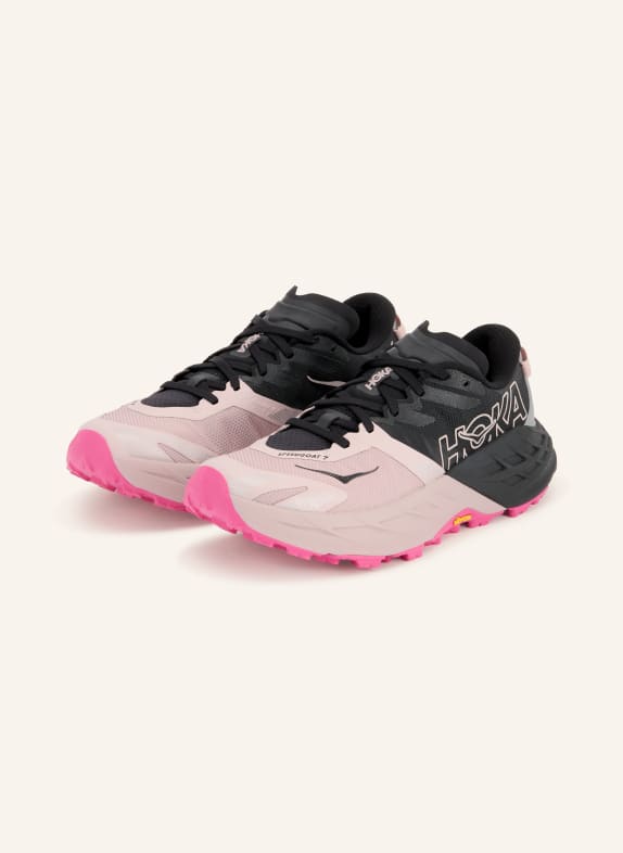 HOKA Trailrunningschoenen SPEEDGOAT 7 LICHTPAARS / ZWART