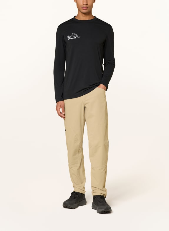 MAMMUT Longsleeve MOUNTAIN BLUEMLISALPHORN ZWART