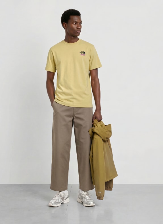 THE NORTH FACE T-shirt 1966 FLORA LICHTGROEN / PAARS / ZWART