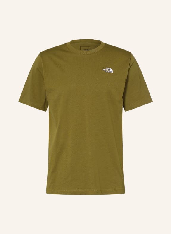 THE NORTH FACE T-Shirt EVOLUTION SIMPLE DOME OLIV