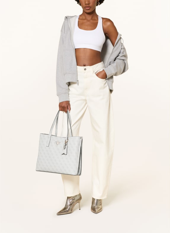 GUESS Shopper MERIDIAN med nitter HVID