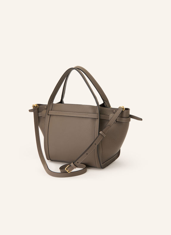 TOD'S Shopper TIM SMALL DONKERGRIJS / GOUD
