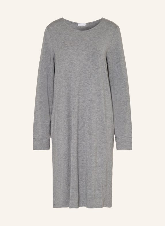 HANRO Nachthemd NATURAL ELEGANCE GRAU