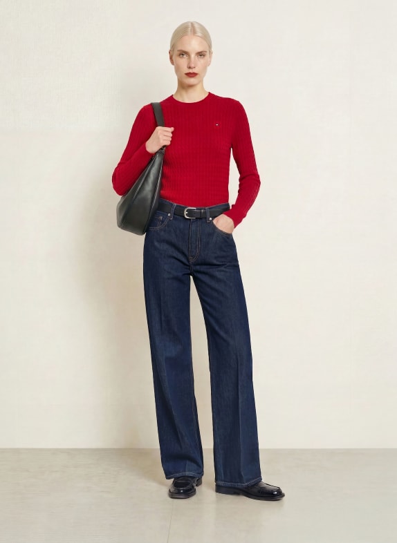 TOMMY HILFIGER Wide Leg Jeans 1AR Rinse New Doreen