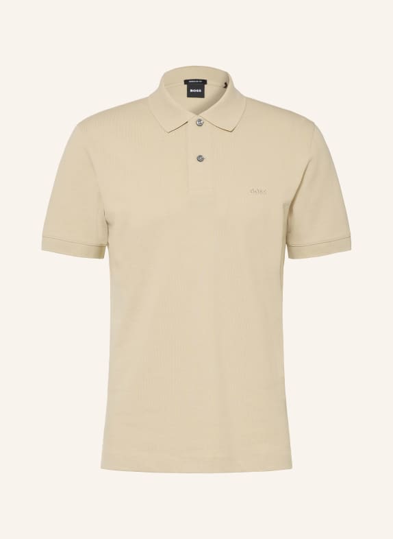 BOSS Piqué-Poloshirt PALLAS Regular Fit HELLBRAUN