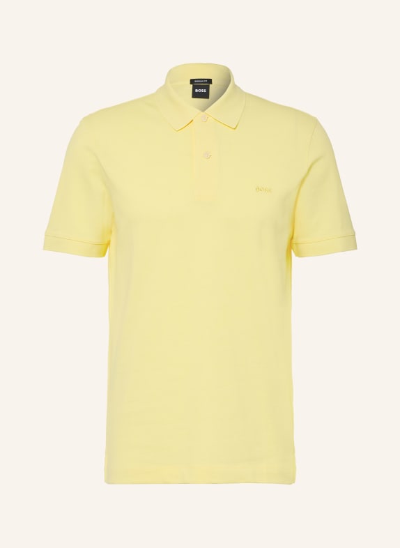 BOSS Piqué-Poloshirt PALLAS Regular Fit HELLGELB