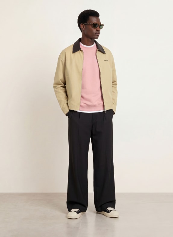 COLE BUXTON Overjacket BEIGE / ZWART