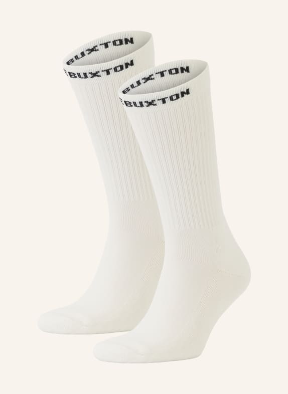 COLE BUXTON Set van 2 kousen ECRU / ZWART